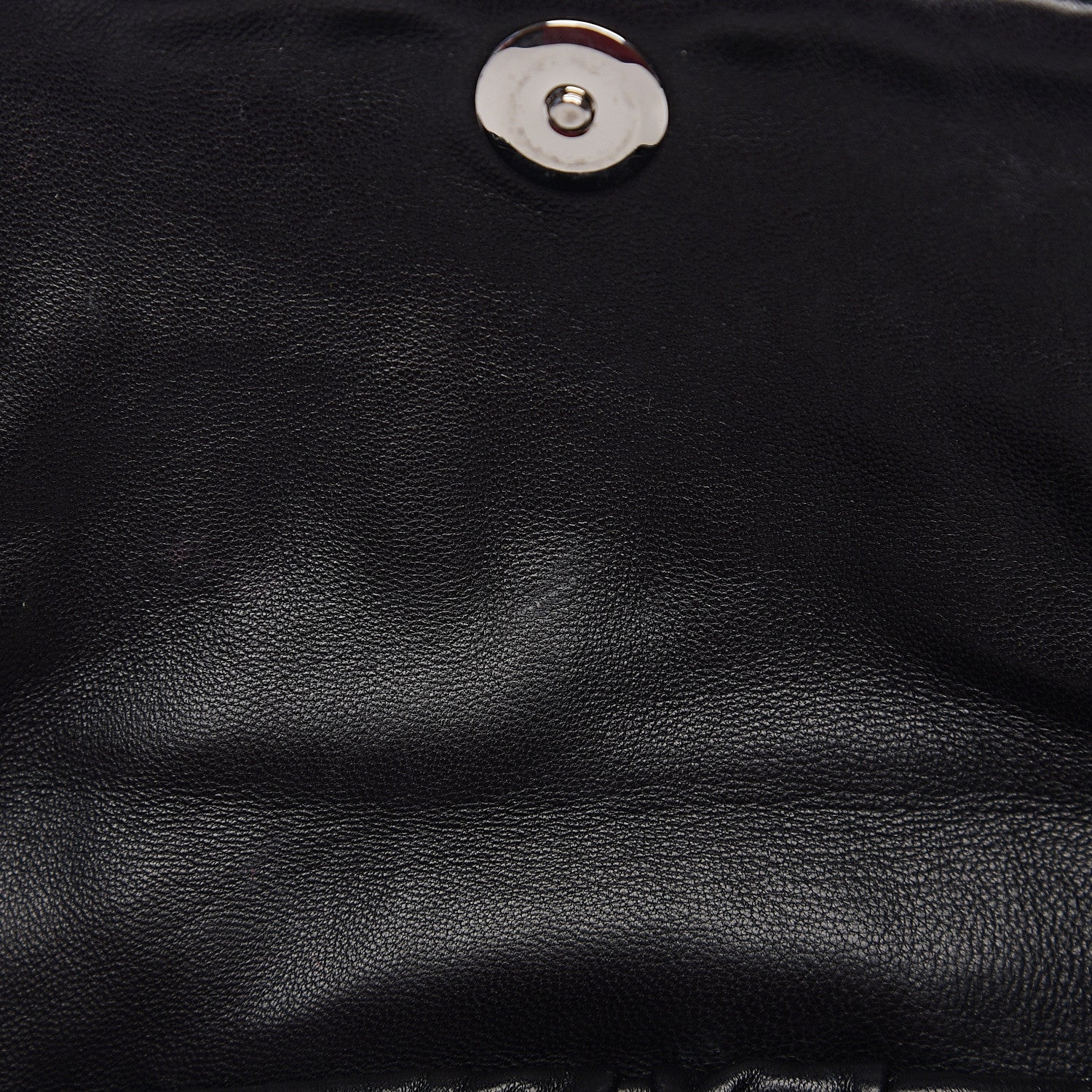 Prada Nappa Gaufre Flap Chain Shoulder Bag Black 5 of 9