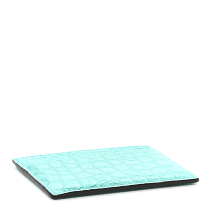 Gucci Crocodile Card Holder Vert 4 of 7