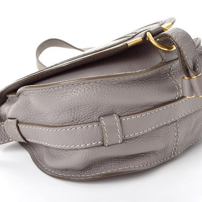Chloe Calfskin Mini Marcie Round Crossbody Bag Cashmere Grey 11 of 11