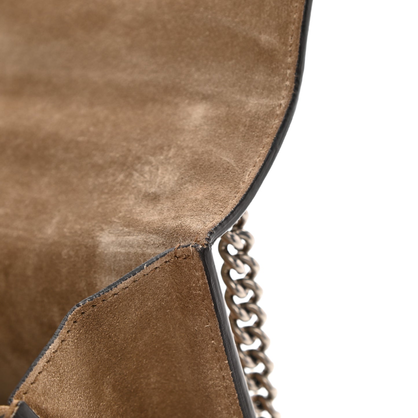 GG Supreme Monogram Medium Dionysus Shoulder Bag Taupe
