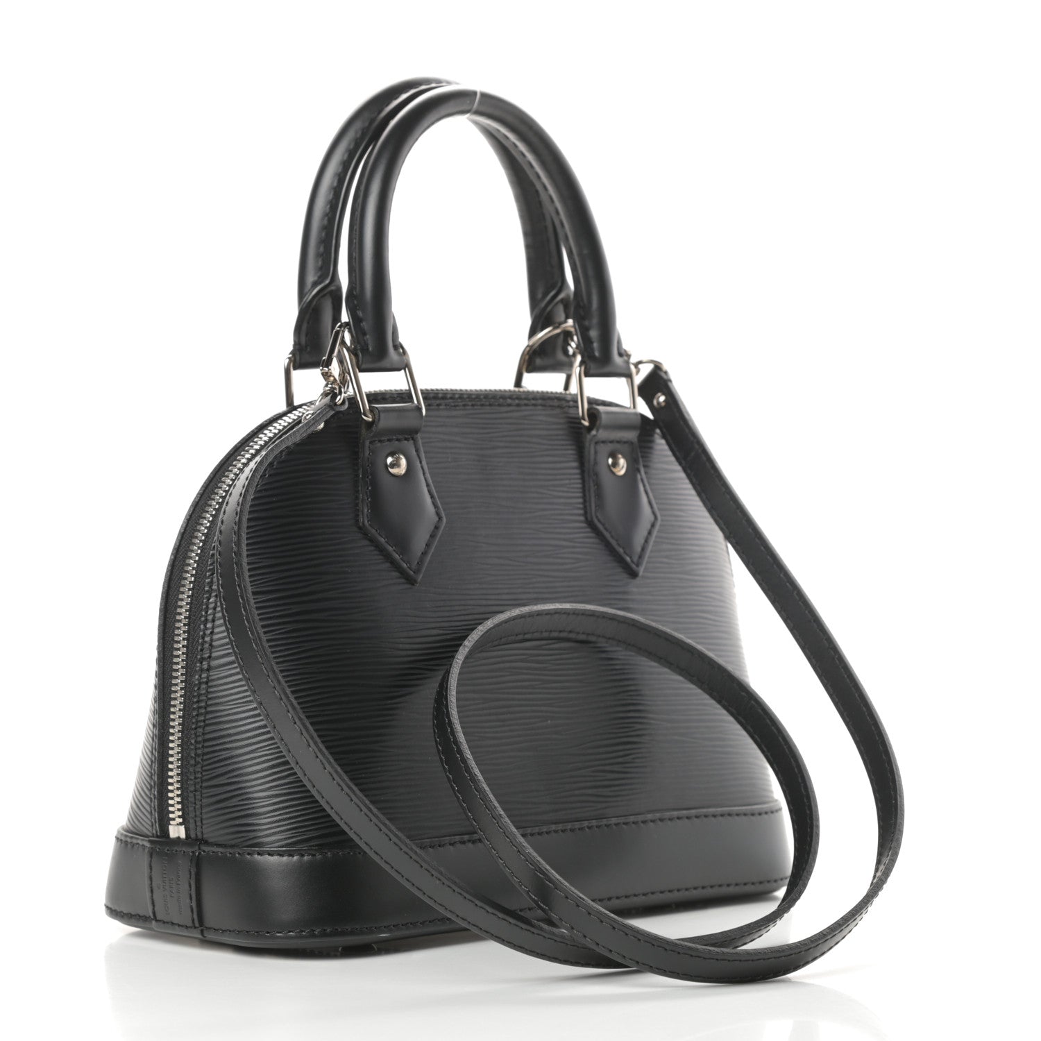 Louis Vuitton Epi Alma BB Black 3 of 14
