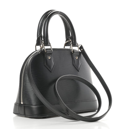 Louis Vuitton Epi Alma BB Black 3 of 14