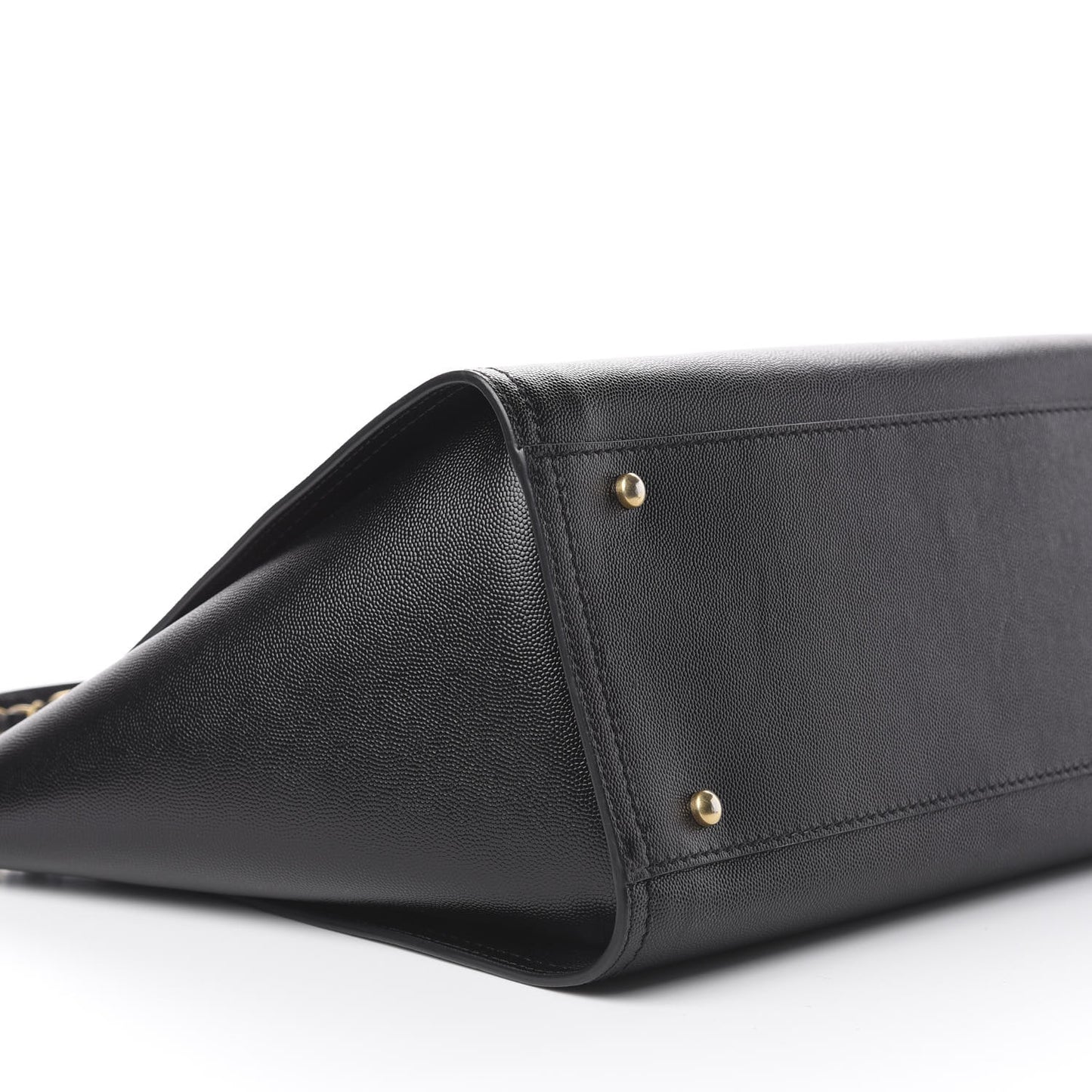 Caviar Small Studded Deauville Tote Black