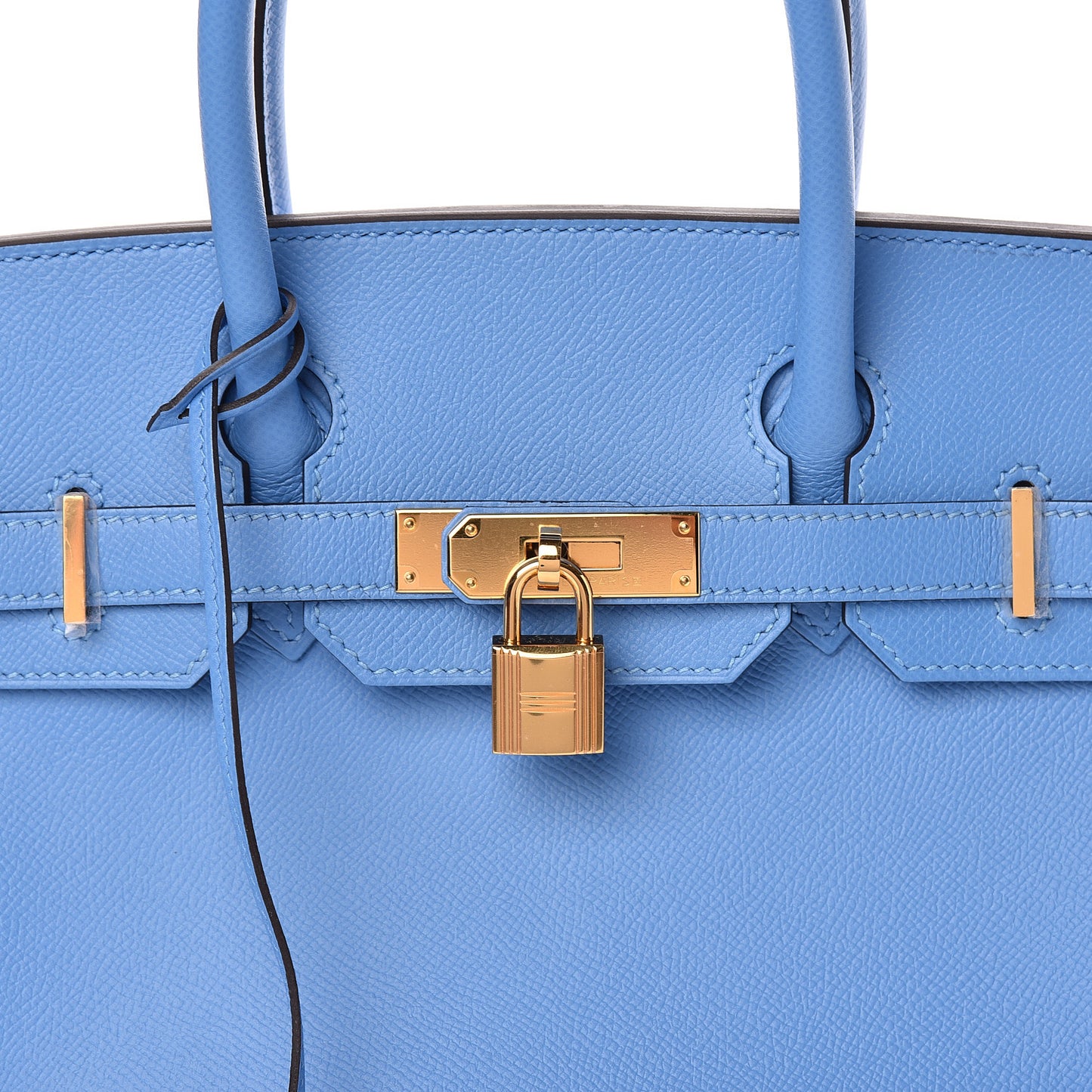 Epsom Birkin 30 Bleu Paradis