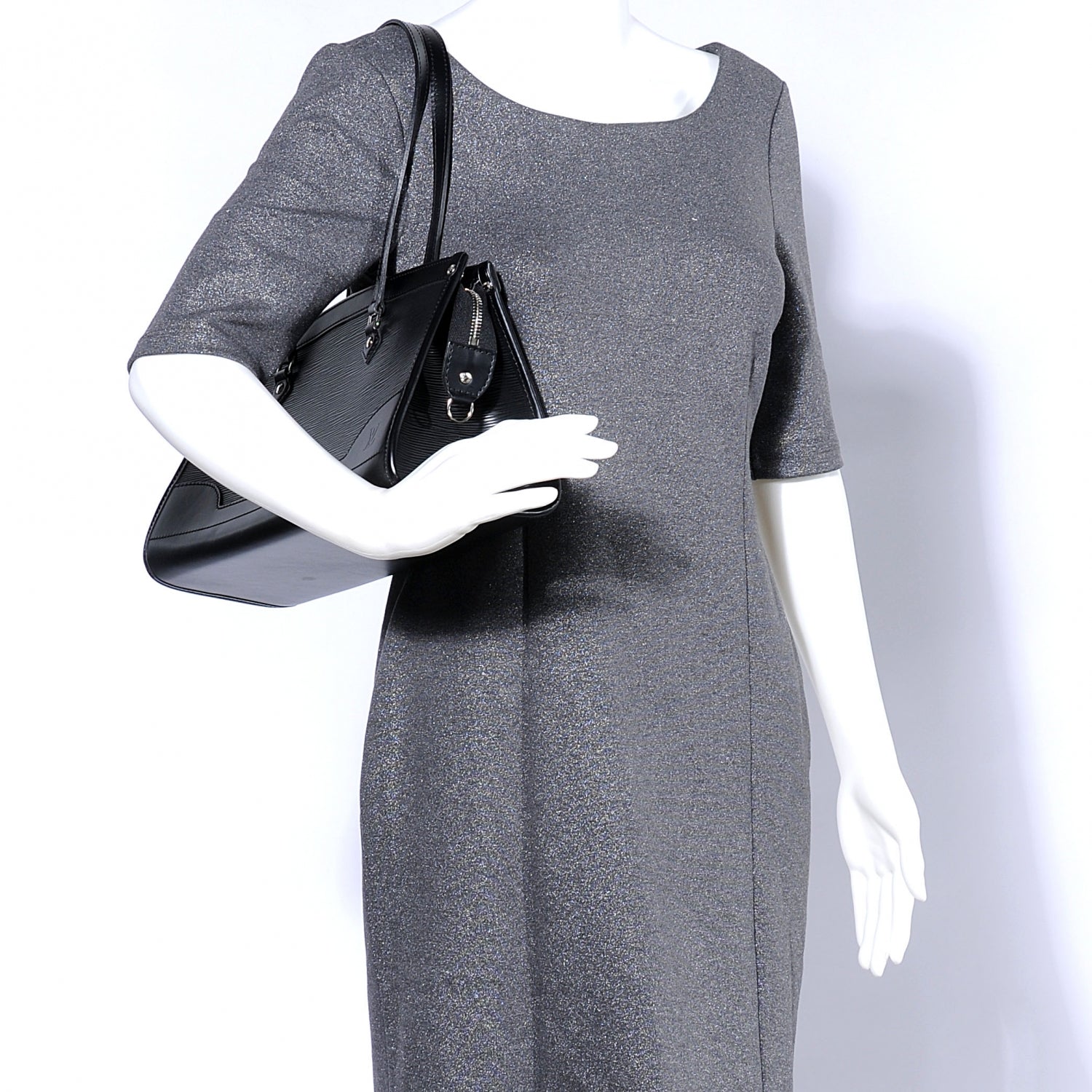 Louis Vuitton Epi Madeline PM Black 2 of 11