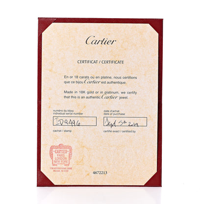 Cartier 18K Yellow Gold Small Juste Un Clou Bracelet 17 5 of 5