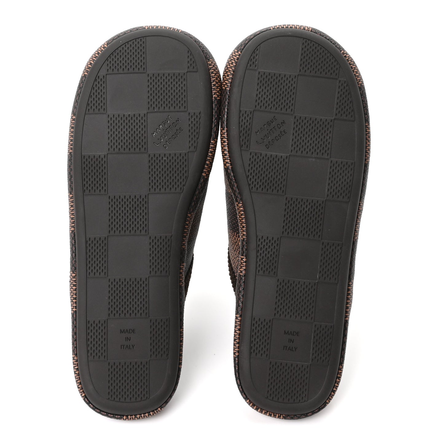 Damier Ebene Palace Slippers 7 Mocha