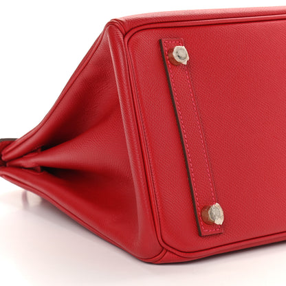 Hermes Epsom Birkin 30 Rouge Casaque 9 of 10