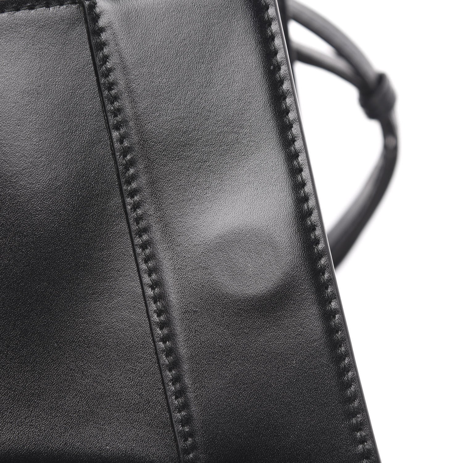 Balenciaga Shiny Box Calfskin Small Hourglass Top Handle Bag Black 10 of 12