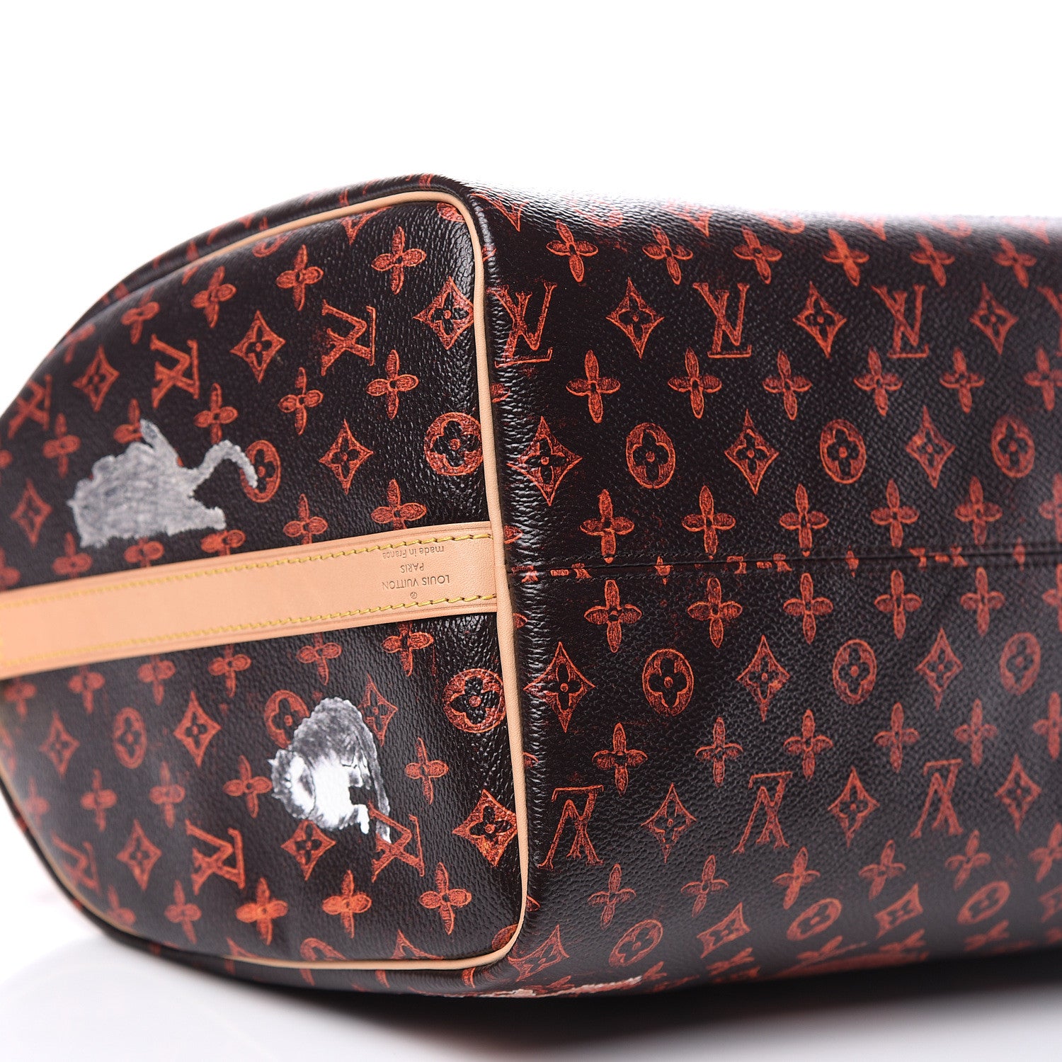 Louis Vuitton Catogram Speedy Bandouliere 30 Marron 6 of 9
