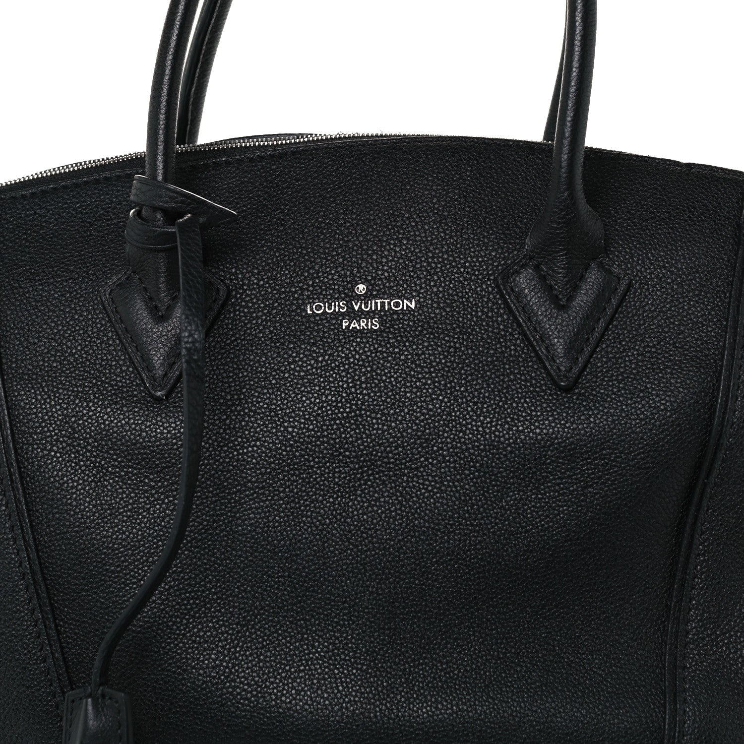Louis Vuitton Veau Cachemire Soft Lockit MM Black 9 of 11