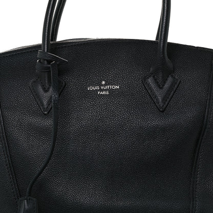 Louis Vuitton Veau Cachemire Soft Lockit MM Black 9 of 11
