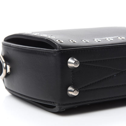 Alexander McQueen Fine Grain Goatskin Perforated Box Shoulder Bag 16 Black 6 of 11
