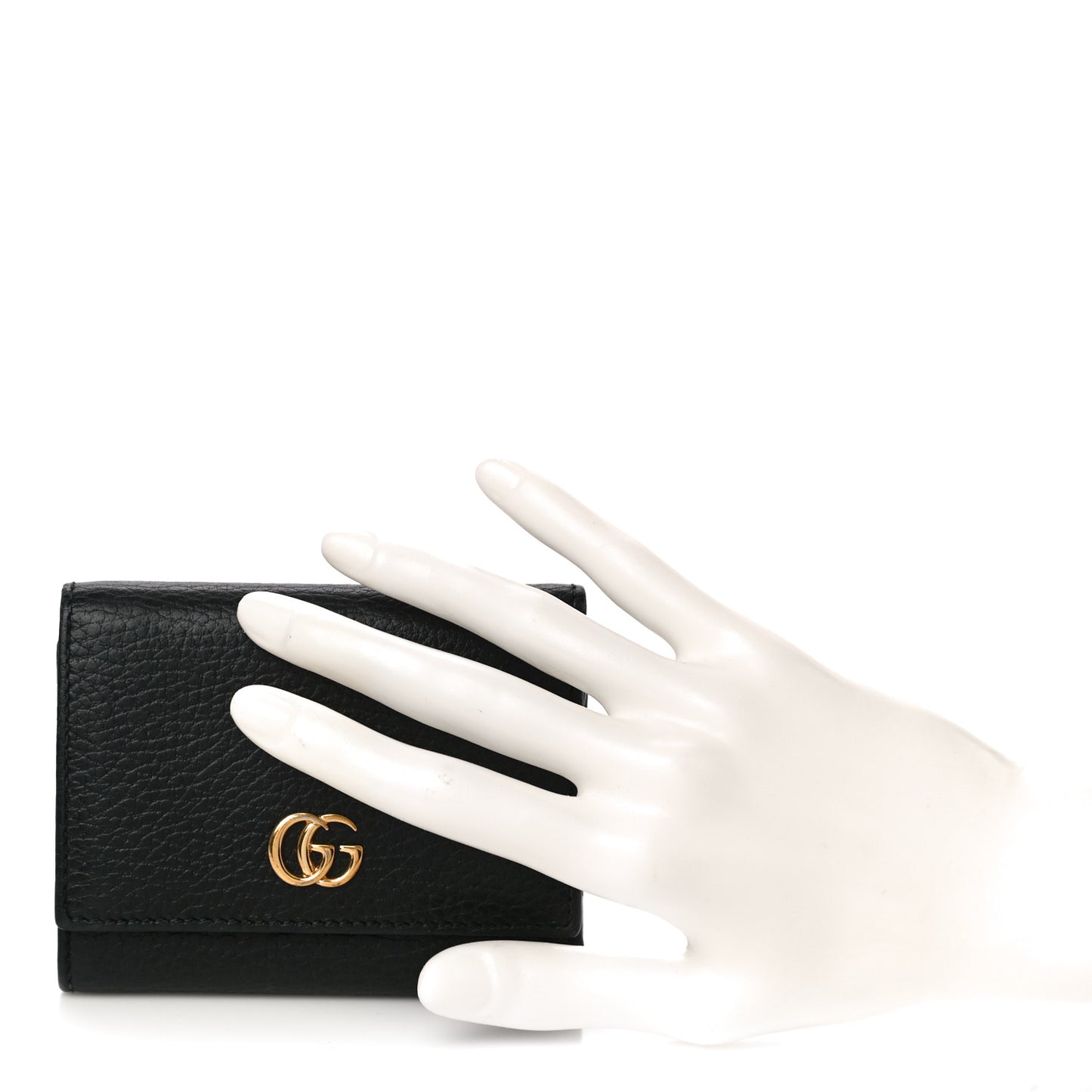 Dollar Calfskin GG Marmont Wallet Black