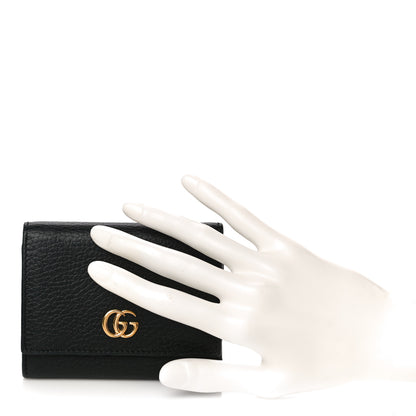 Gucci Dollar Calfskin GG Marmont Wallet Black 2 of 10