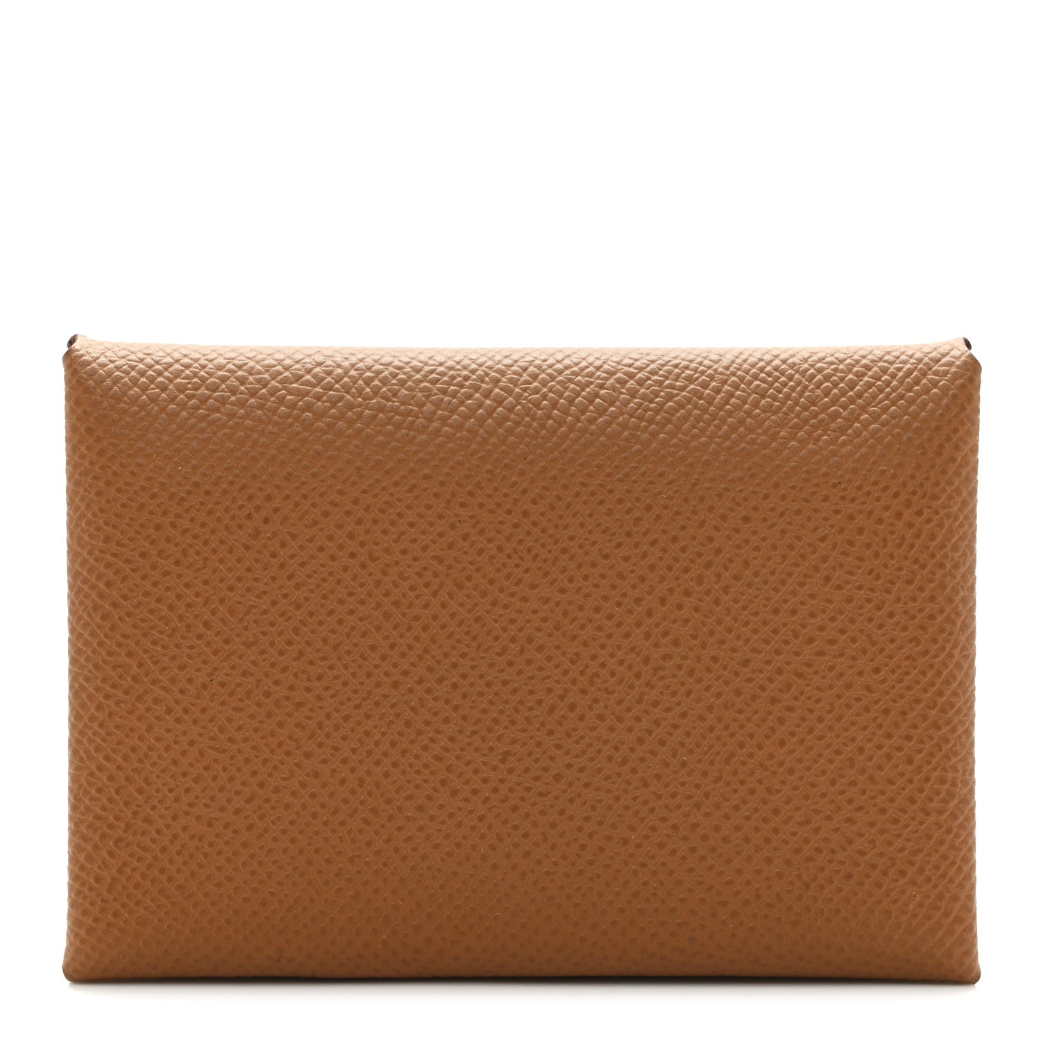 Hermes Epsom Calvi Duo Card Case Gold 1 of 7