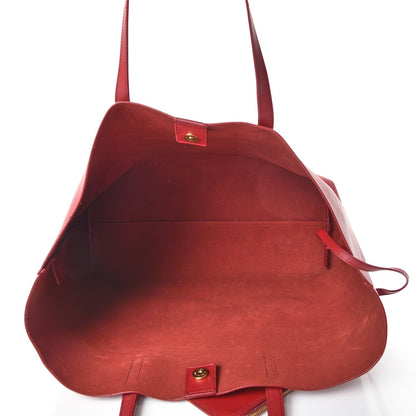 Saint Laurent Calfskin Large Shopping Tote Palissandre 6 of 17