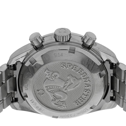 Omega Stainless Steel 38mm Speedmaster Co-Axial Chronograph Automatic Watch Black 324.30.38.50.01.001 4 of 5