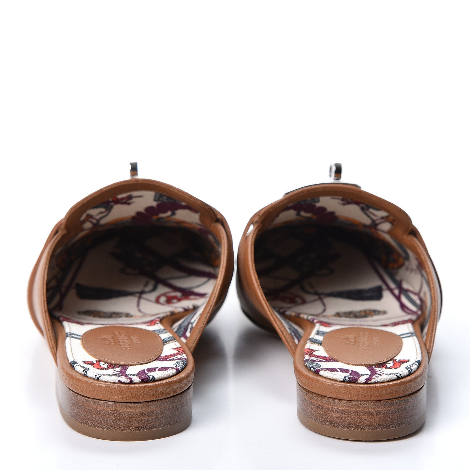 Hermes Calfskin Oz Mules 35.5 Palissandre 9 of 10