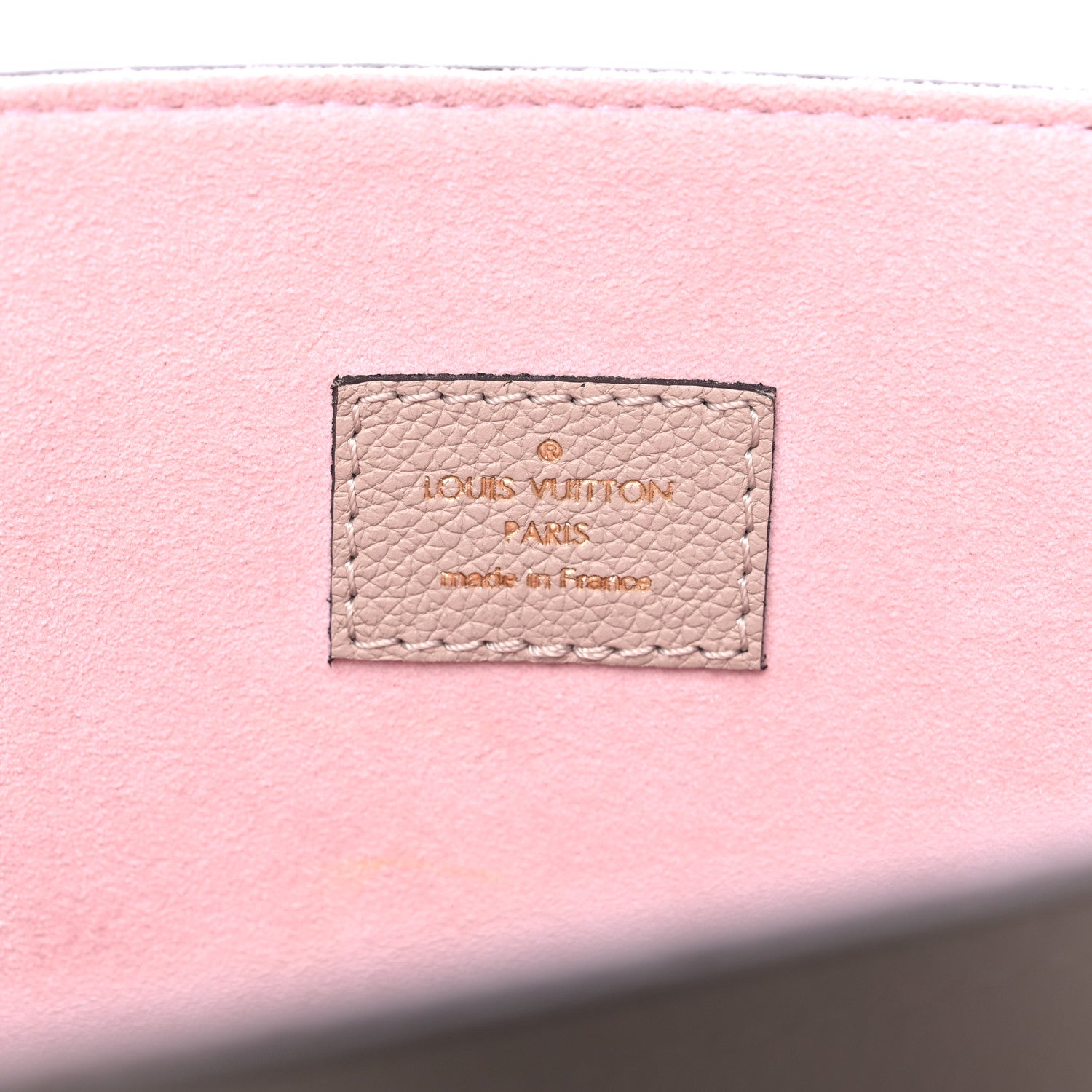 Louis Vuitton Grained Calfskin Lockme Shopper Greige 6 of 7