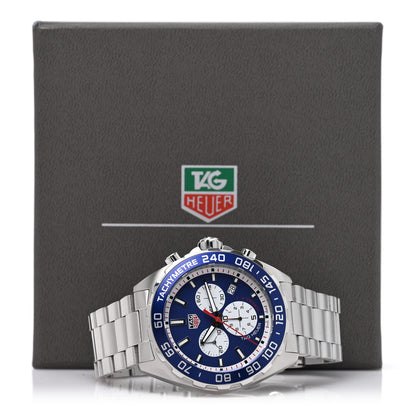 Tag Heuer Stainless Steel 43mm Formula 1 Chronograph Quartz Watch Blue CAZ1018 5 of 5