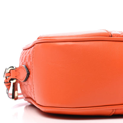 Gucci Soft Microguccissima Mini Bree Messenger Bag Sun Orange 8 of 9