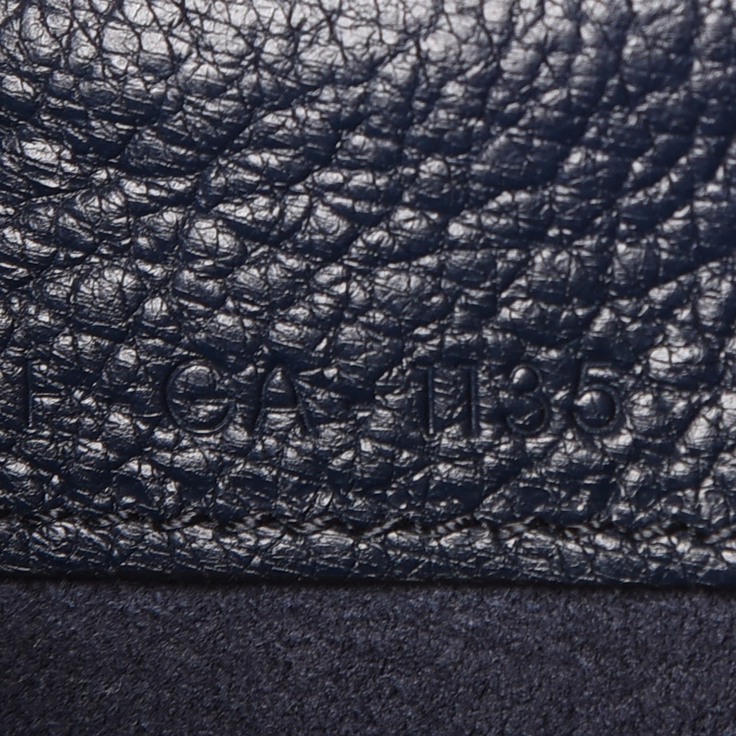 Celine Goatskin Large Trio Crossbody Bag Dark Blue 9 of 10