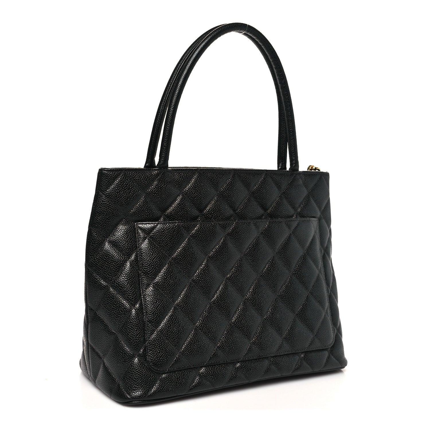 Chanel Caviar Quilted Medallion Tote Black 3 of 10