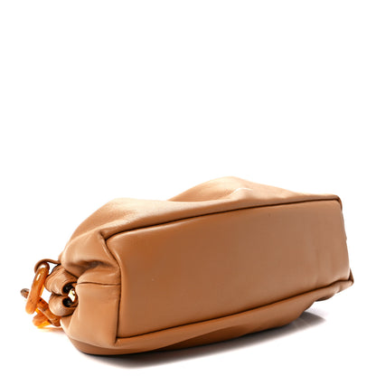 Mansur Gavriel Lambskin Mini Twist Cloud Chain Clutch Caramel 4 of 11
