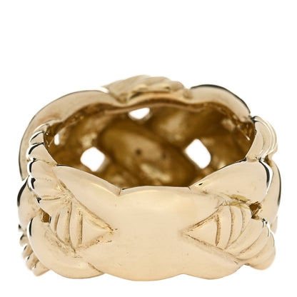 David Yurman 18K Yellow Gold Wide Woven Cable Ring 51 5.75 4 of 5