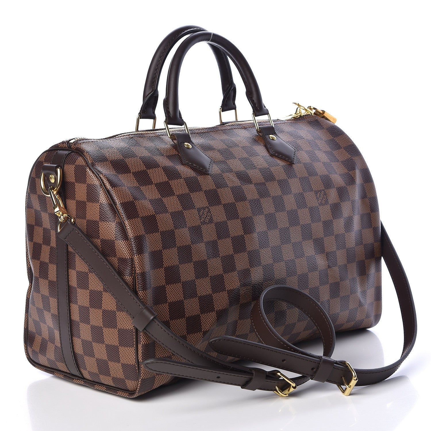 Louis Vuitton Damier Ebene Speedy Bandouliere 35 4 of 12