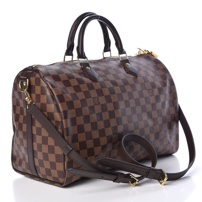 Louis Vuitton Damier Ebene Speedy Bandouliere 35 4 of 12