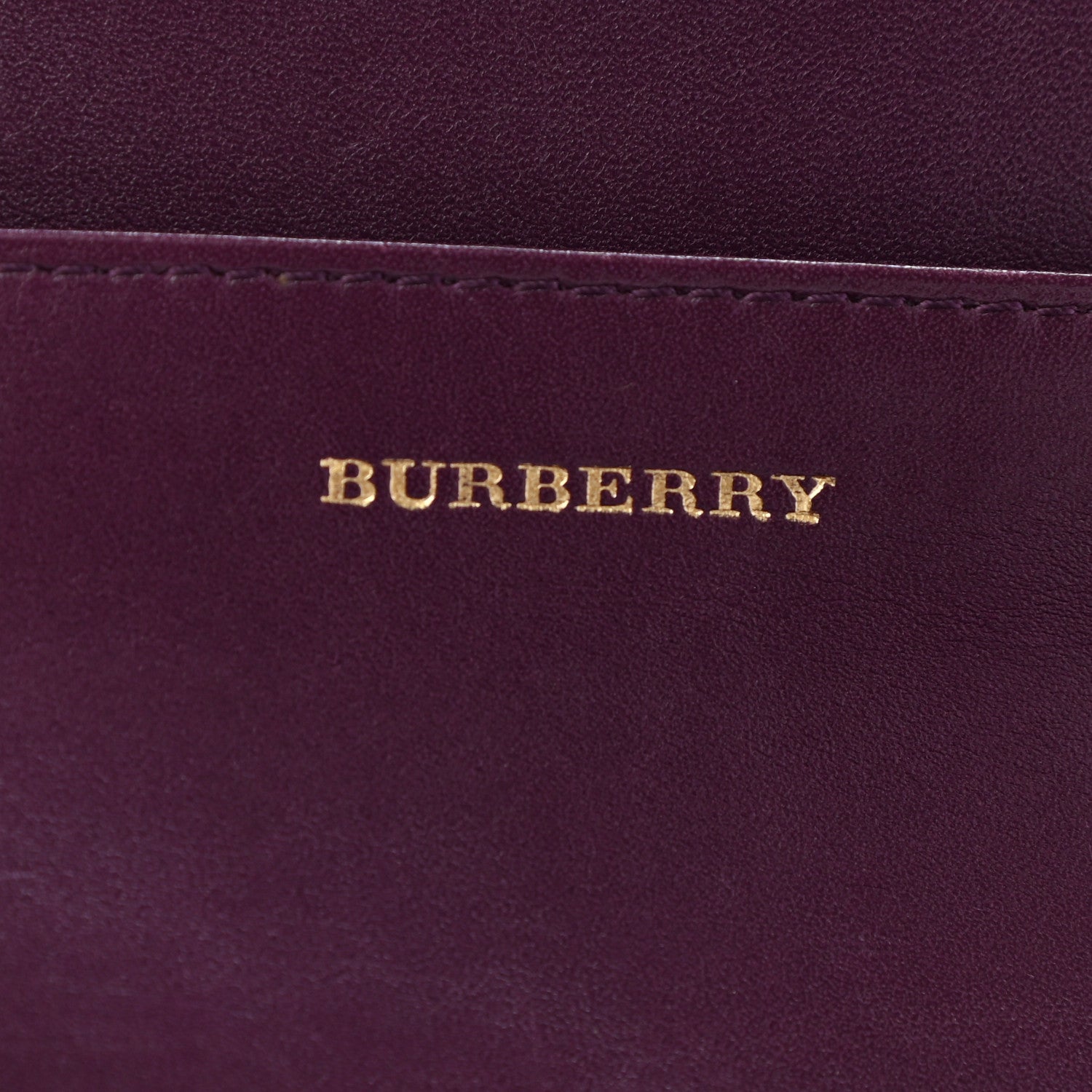 Burberry Haymarket Check Penrose Continental Wallet Burgundy 6 of 10