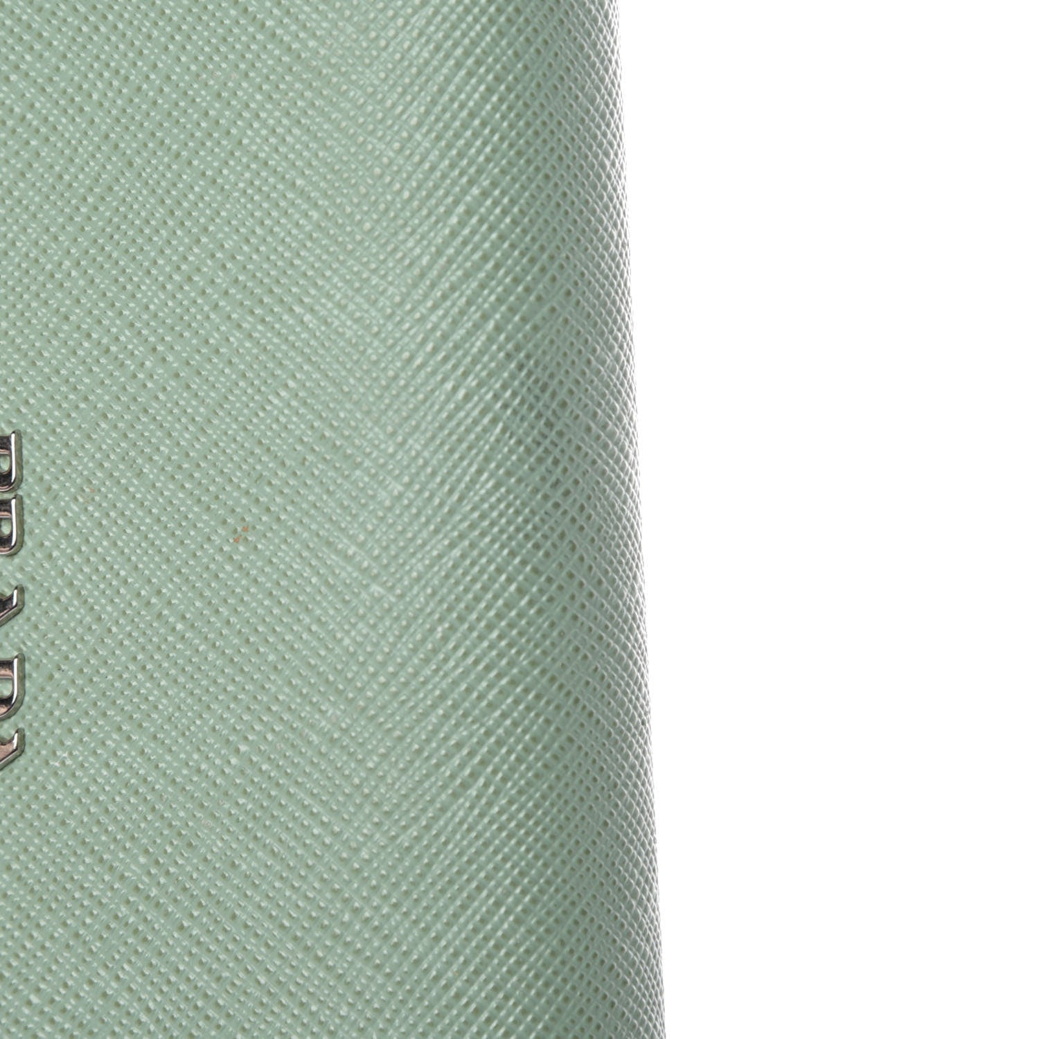 Prada Saffiano Metal Continental Flap Wallet Acquamarina 14 of 16