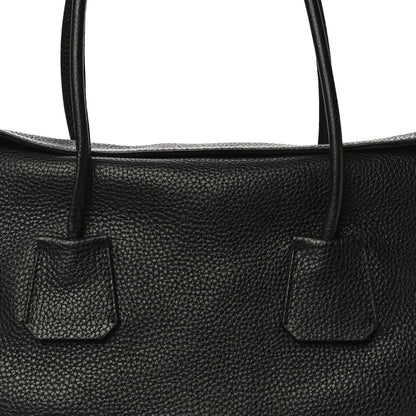 Burberry London Grainy Calfskin Medium Baynard Tote Black 9 of 14