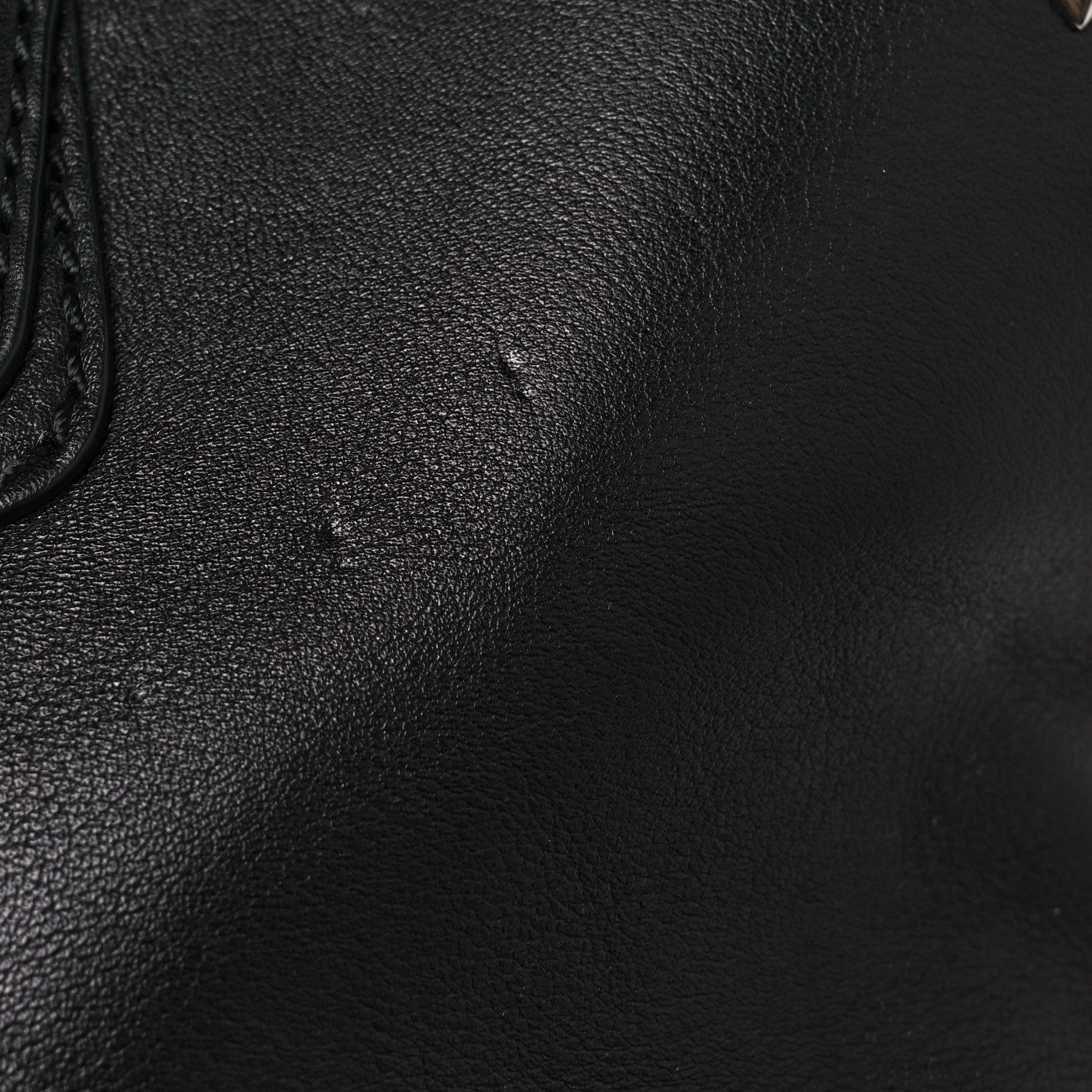 Valentino Garavani Vitello Rockstud Dome Satchel Black 23 of 23