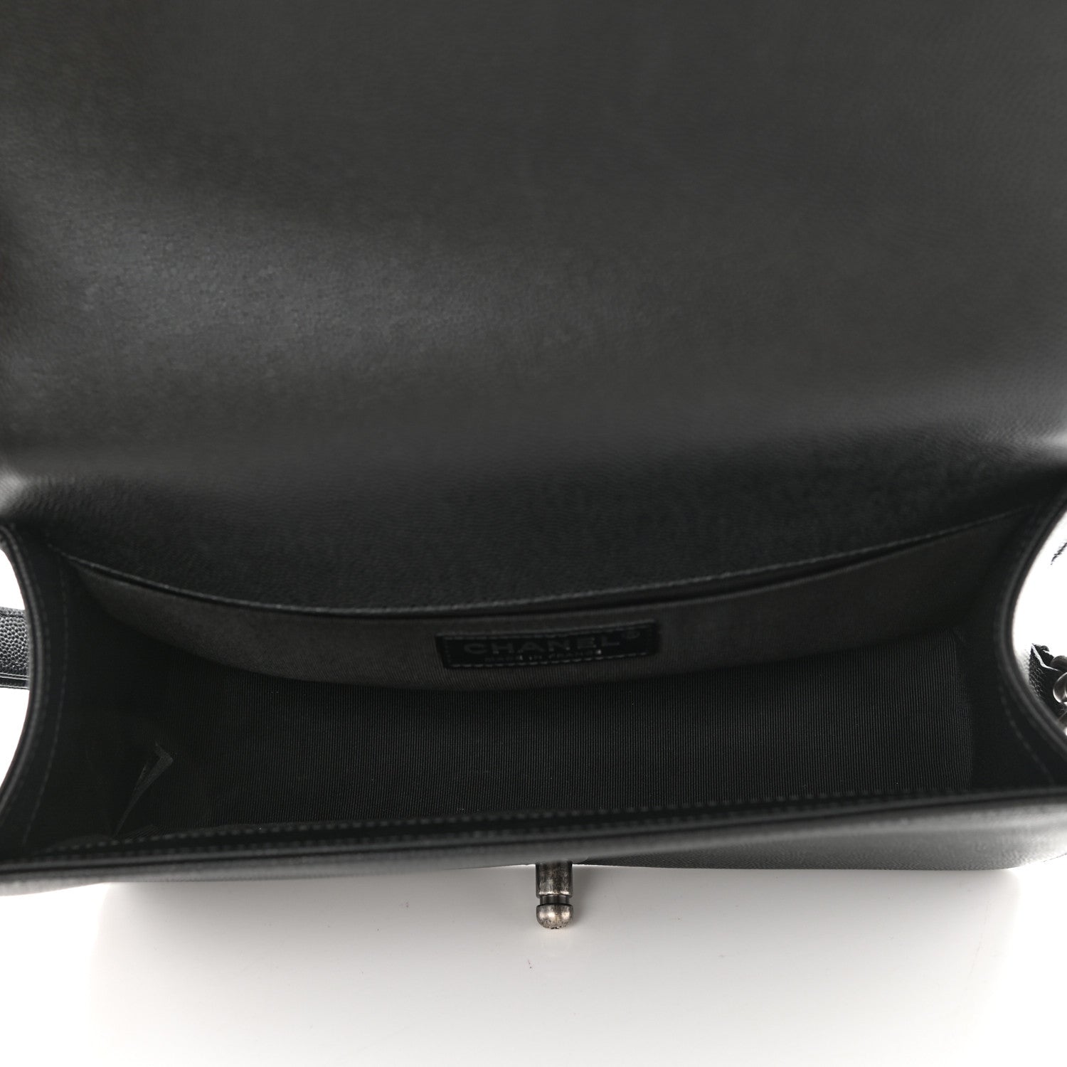 Chanel Caviar Quilted Medium Boy Flap Black 5 of 9
