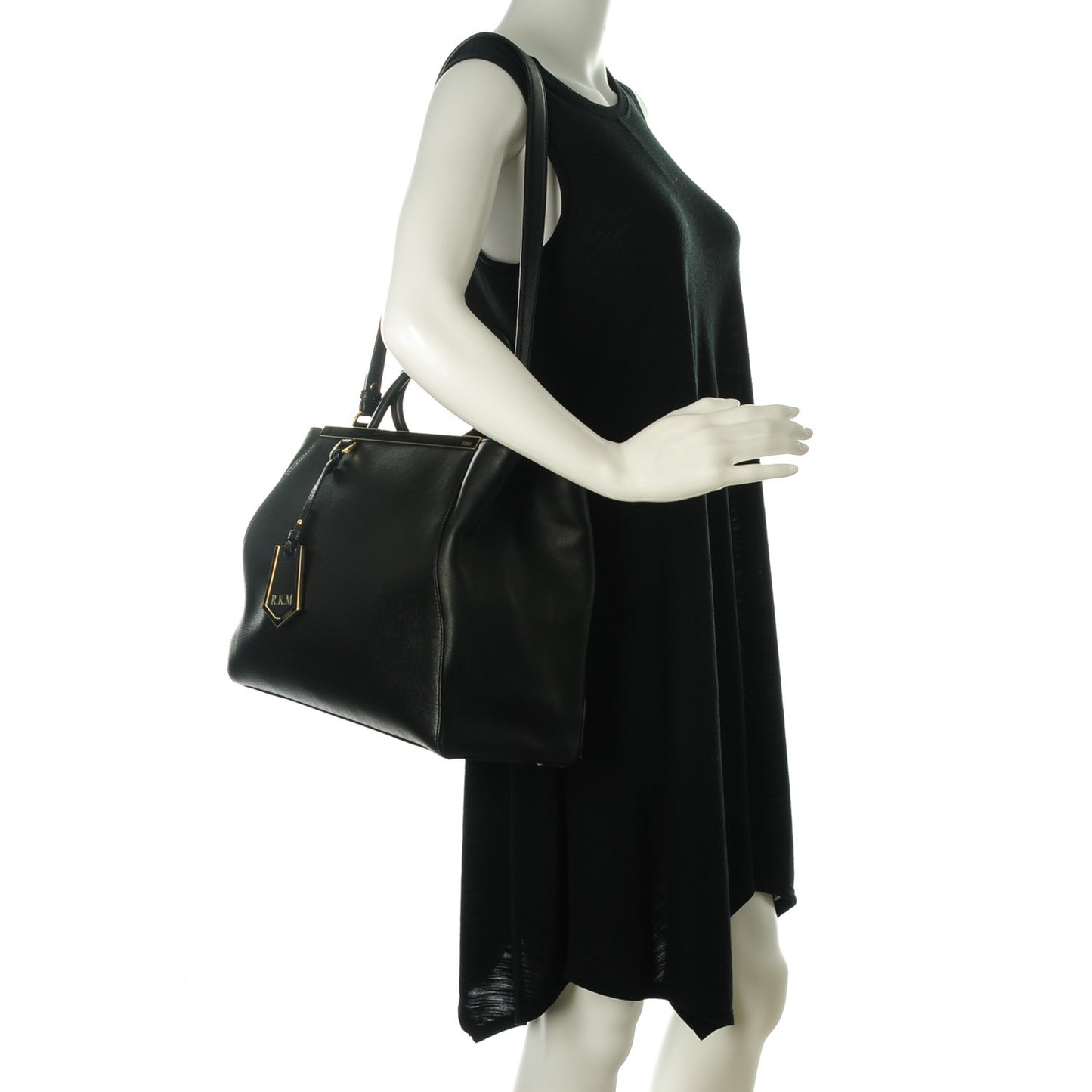 Vitello Elite Medium 2Jours Tote Black