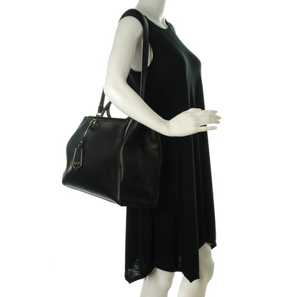 Fendi Vitello Elite Medium 2Jours Tote Black 2 of 8