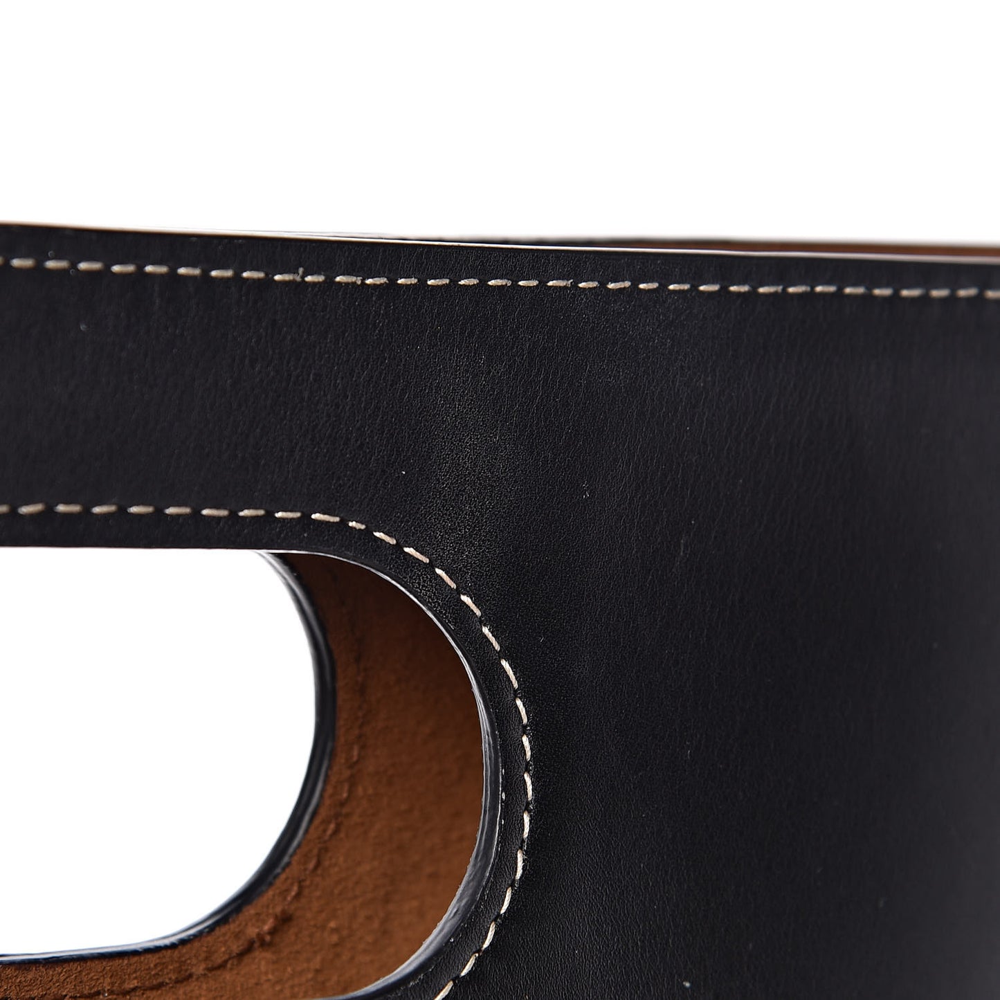 French Calfskin Small Slip Tote Black