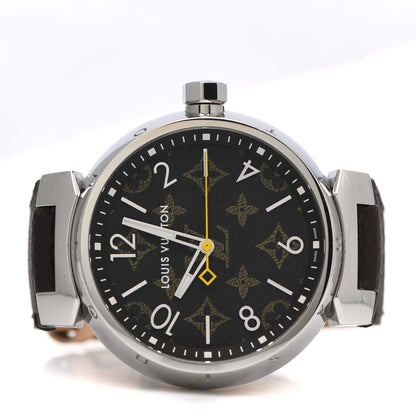Louis Vuitton Stainless Steel Monogram 39mm Tambour Monogram Quartz Watch 2 of 5
