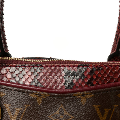 Louis Vuitton Snakeskin Monogram Pallas Red 9 of 12