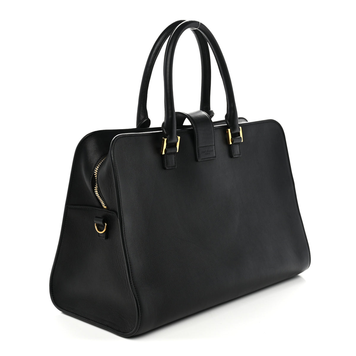 Smooth Calfskin Medium Monogram Cabas Black