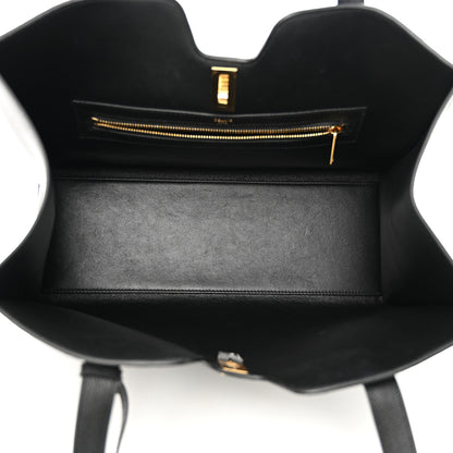 Celine Supple Grained Calfskin Cabas 16 Bag Black 5 of 11