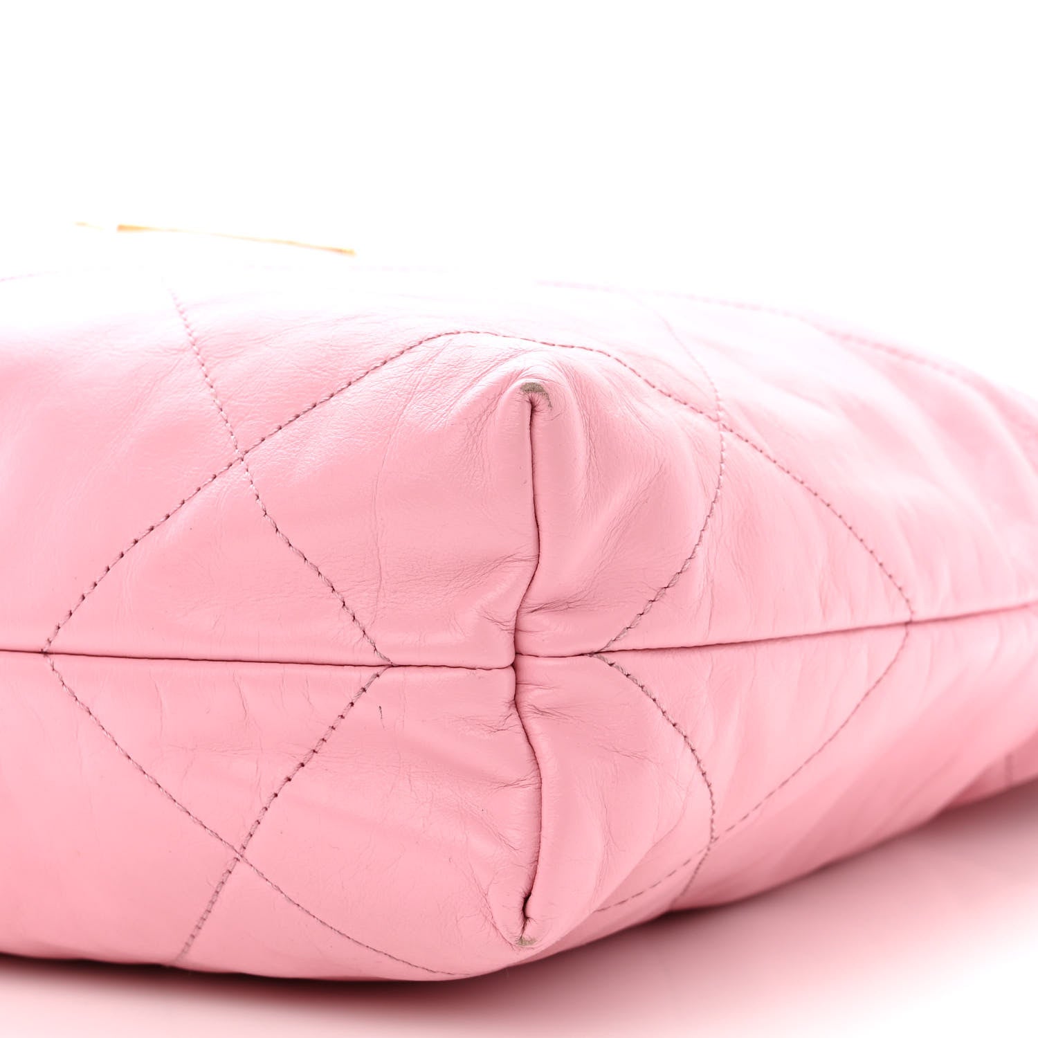 Chanel Shiny Calfskin Quilted Small Chanel 22 Pink 12 of 12