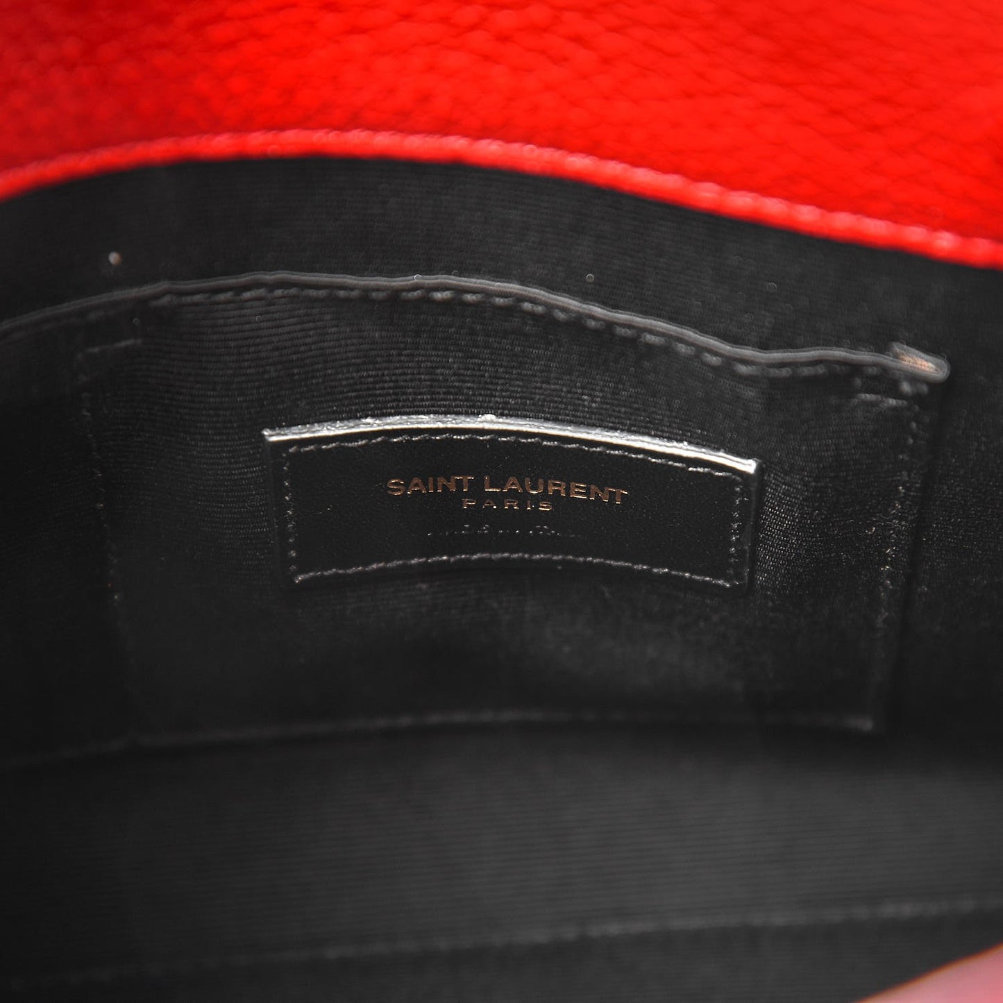 Grained Calfskin Nano Sac De Jour New Red