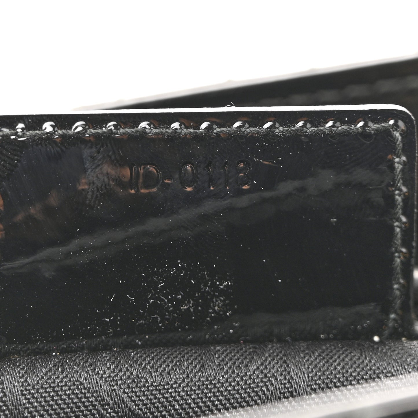Patent Cannage Medium Lady Dior Black