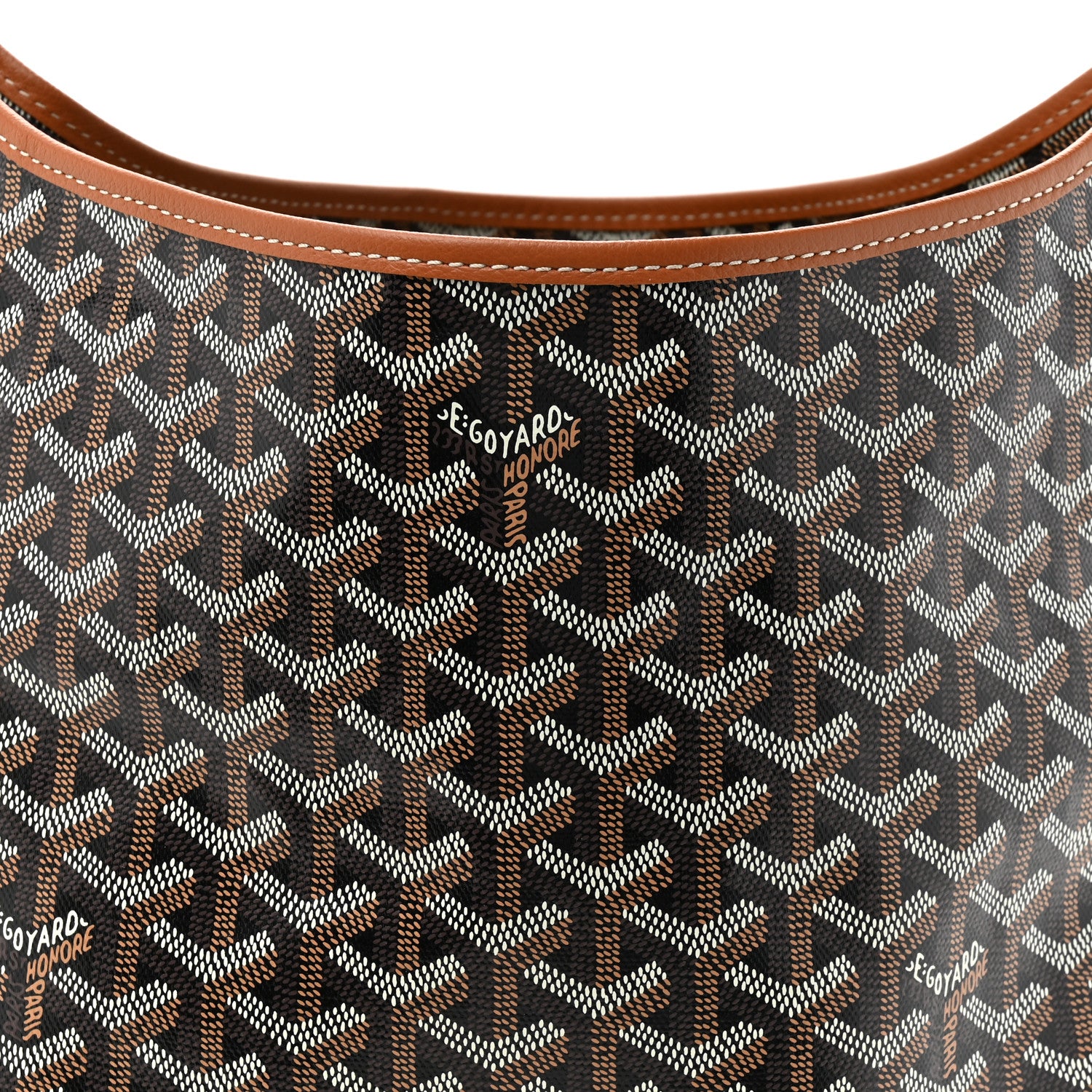 Goyard Goyardine Boheme Hobo Black Gold 10 of 12