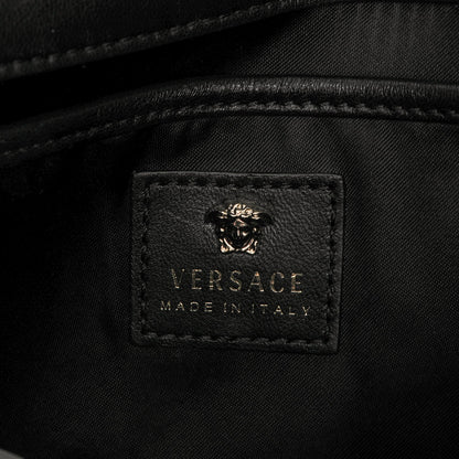 Versace Patent Palazzo Medusa Chain Evening Bag Black 6 of 6