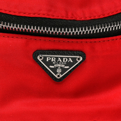 Prada Tessuto Nylon Wrist Pouch Rosso 6 of 7